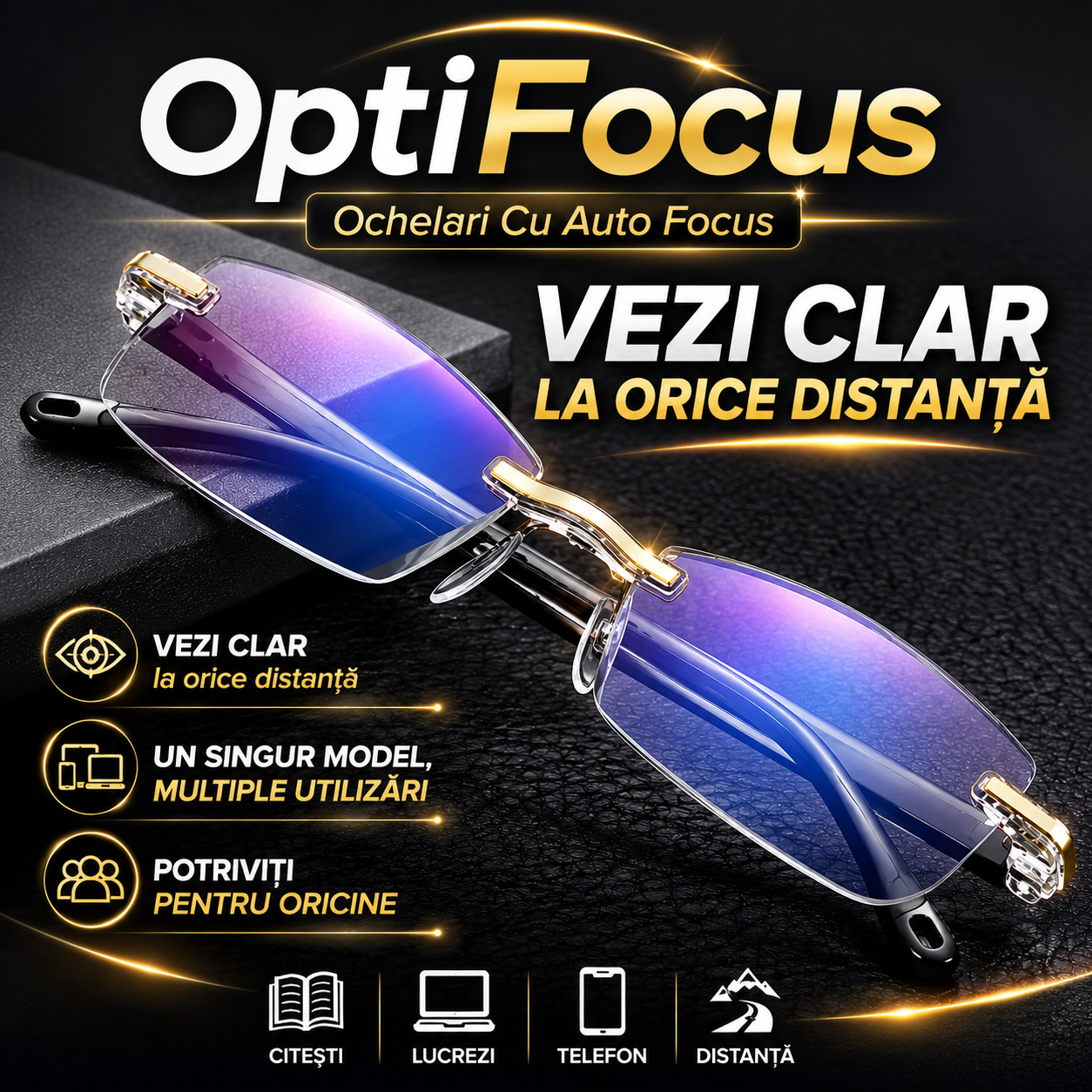 OptiFocus - Ochelari Cu Auto Focus